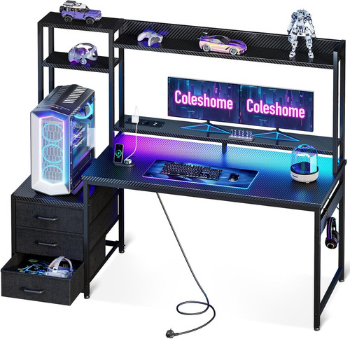 Scrivania gaming con libreria - gaming,