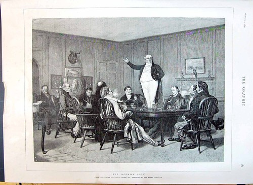 Vecchio tavolo 1890 pickwick - vecchio,