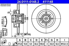 Brake discs Renault Grand
