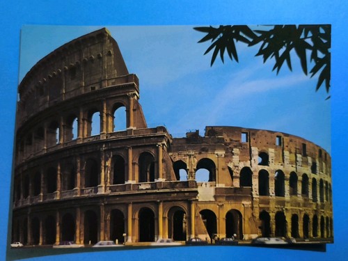 Roma colosseo cartolina a - colosseo,