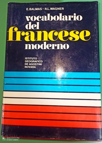 Dizionario francese - dizionario, de