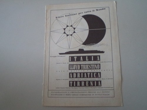 Advertising pubblicità 1958 - advertising,