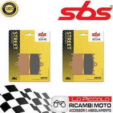 4 PASTIGLIE FRENO ANTERIORI SBS SINTERIZZATE SUZUKI GSX 600 R 2001 2002 2003
