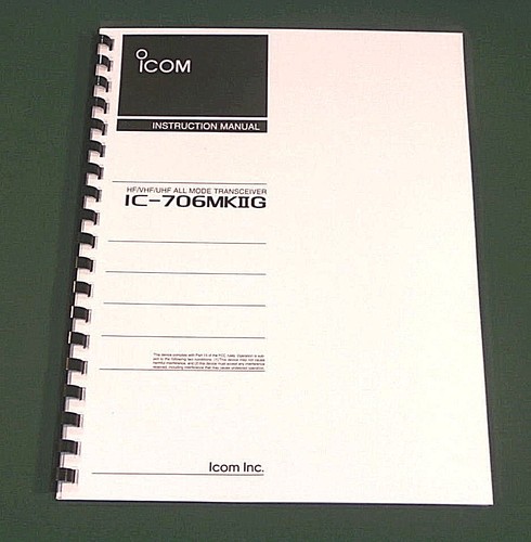 Manuale istruzioni icom - manuale,