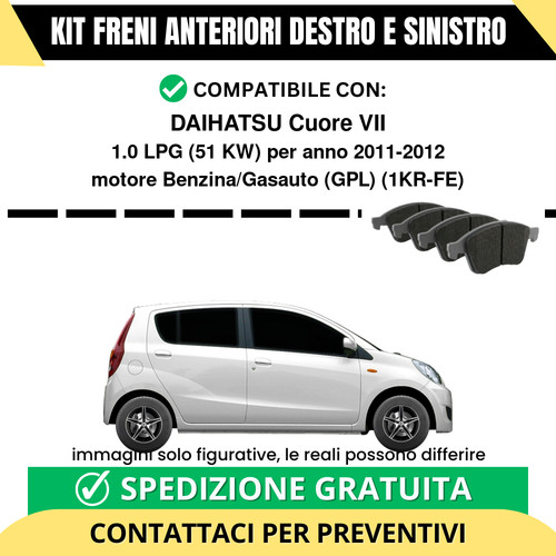Pastiglie freno anteriori per - pastiglie,