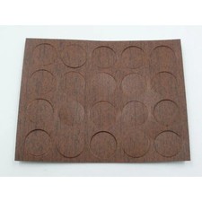 COPRIFORO ADESIVO D.13 NOCE