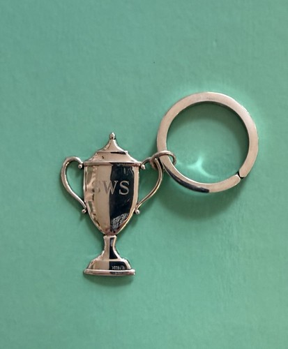 Portachiavi trofeo argento - in,