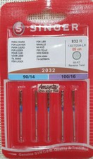 SINGER  Blister 5 pezzi Aghi pelle per macchina da cucire sistema 130/705H-LR
