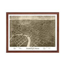 Vecchia mappa di Colombo, OH