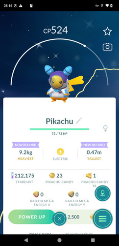 Pikachu lucido che - ✨,