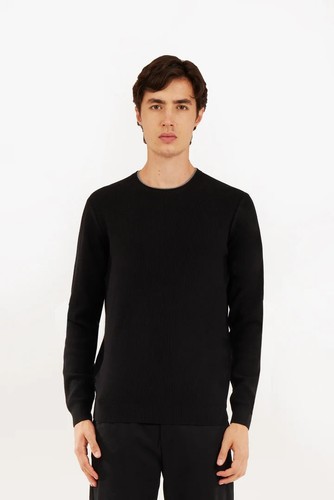 Pullover con struttura effetto