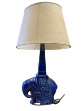 Lampada da tavolo elefante blu