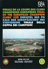 FINALE COPPA EUROPEA 1984 Liverpool v Roma - RARO programma ufficiale FA italiana