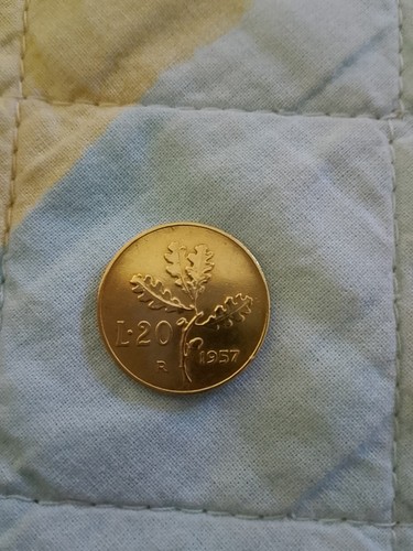 Moneta lire del 1957 - del,