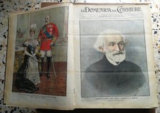 1901 DOMENICA DEL CORRIERE - ANNATA COMPLETA E RILEGATA - NUMERI GIUSEPPE VERDI