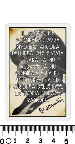 Calamita fascismo benito - calamita,