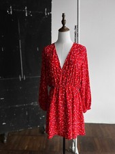 Abito corto Zara donna rosso