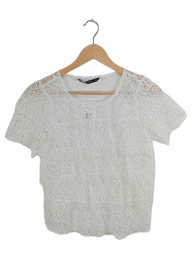 Zara bluse spitze weiß - spitze,