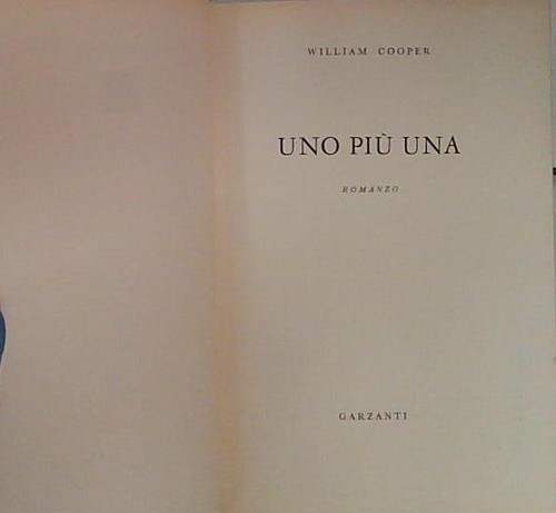 Cooper uno piu una - cooper, piu'