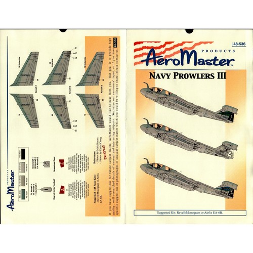 Decalcomanie aeromaster 536 - aeromaster, 48-536