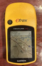 Garmin eTrex Venture HC Giallo Portatile Satellitare GPS Navigazione Campeggio Escursionismo