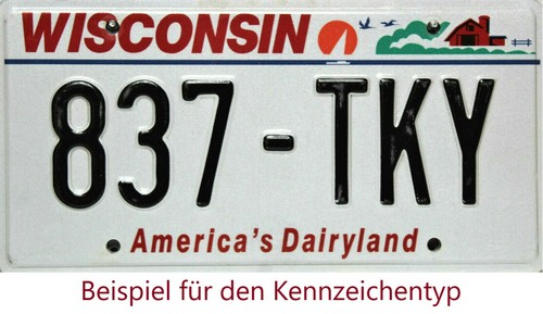 Wisconsin barn targa originale - wisconsin,