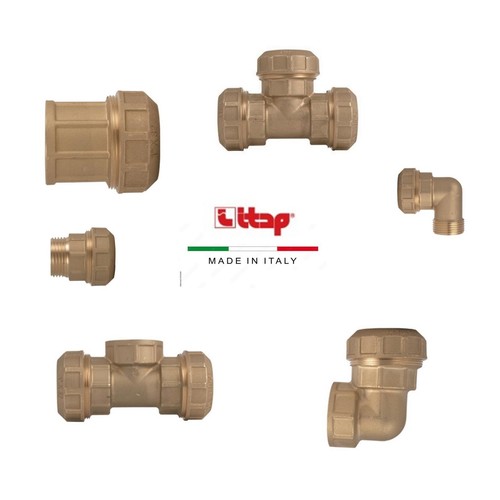 Raccordi pn25 ottone a - in,