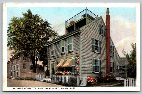Cartolina c1920 showing - showing, house