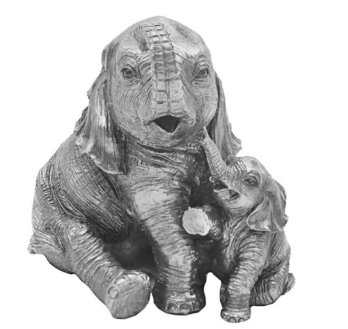 Elephant and calf - elephant,
