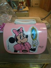 CESTINO ASILO PORTA MERENDA VINTAGE MINNIE STAR DISNEY ANNI '80 VICTOR TOYS 