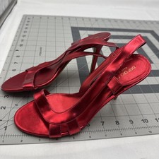 Tacchi alti rossi Sergio Rossi taglia 36,5 USATI USA 6 pelle Italia