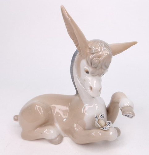 Figurina lladro donkey in - "donkey,