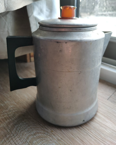 Caffettiera vintage alluminio