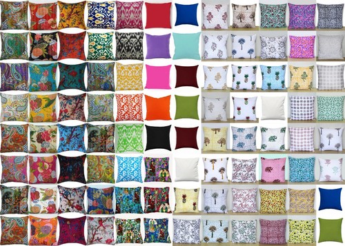 Copricuscino cotone indiano - copricuscino, in
