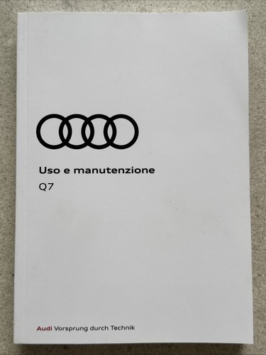 Audi uso manutenzione - audi,