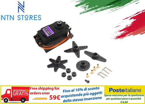Servomotore mg996r 180 - servomotore, 180°