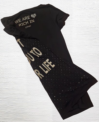 Shirt liu con strass - liu.jo,