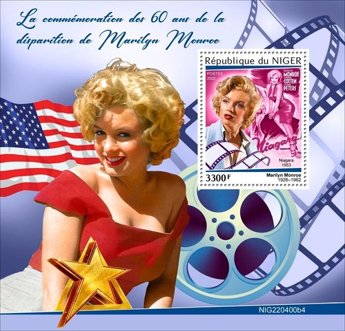 Francobolli marilyn monroe - francobolli, mnh