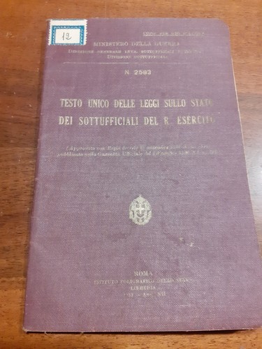 Testo unico delle - leggi, sullo
