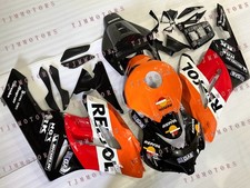 Per CBR1000RR 2004 2005 Kit Carena Carrozzeria Stampo Iniezione ABS Arancione Repsol