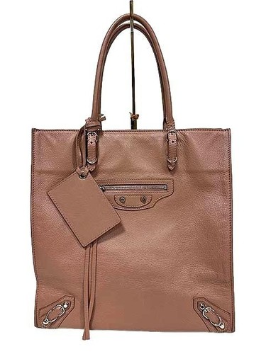 Balenciaga papier tote - papier, leather