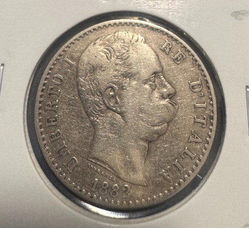Lire italiane 1882 umberto - 2,