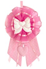 Fiocco Nascita Rosa Cuore