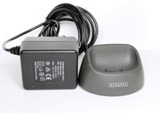 Caricabatteria originale Alcatel mobile con base telefonino funzionante