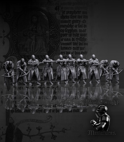 Cavaliere nero miniature - cavaliere,