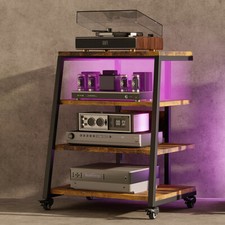 Scaffale Rack HiFi con Ruote