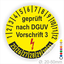 Targhette di controllo DGUV