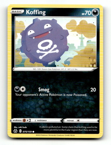 Koffing 075 159 - common, crown