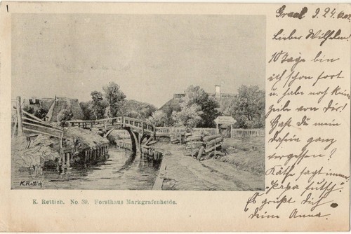 Markgrafenheide cartolina - markgrafenheide,