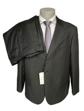 Abito uomo grigio gessato